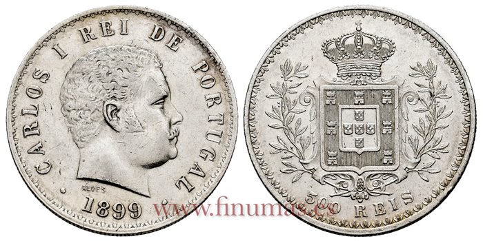 PORTUGAL - K-535 - 500 Reis 1899 - MBC+