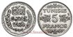 TUNEZ - K-261 - 5 Francos 1353 - EBC
