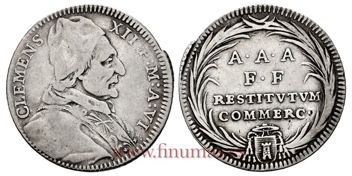 ESTADOS PAPALES - K-858 - Clemente XII - Giulio 1730/40 -MBC