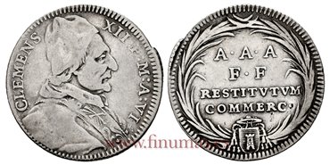 ESTADOS PAPALES - K-858 - Clemente XII - Giulio 1730/40 -MBC