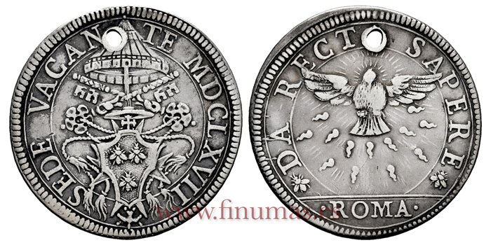 ESTADOS PAPALES - K-305 - Sede VacanteI - Giulio 1667 - EBC