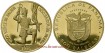 copy of PANAMA - K-042 - 500 BALBOAS 1975. VASCO NUÑEZ BALBOA. PROOF- Oro