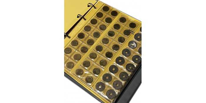 L-007 COLLECTION 200 FRENCH CIRCULATING COINS