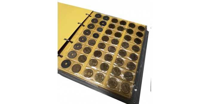 L-007 COLLECTION 200 FRENCH CIRCULATING COINS