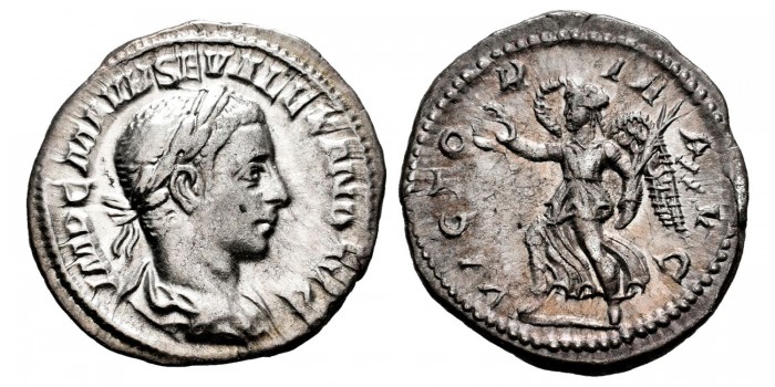 ALEJANDRO SEVERO DENARIO 230 d.C.  ROMA