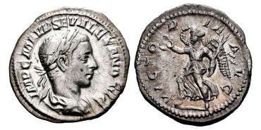 ALEJANDRO SEVERO DENARIO 230 d.C.  ROMA