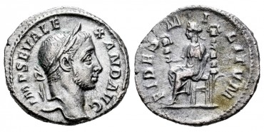ALEJANDRO SEVERO DENARIO 231 d.C.  ROMA