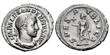 ALEJANDRO SEVERO DENARIO 232 d.C.  ROMA