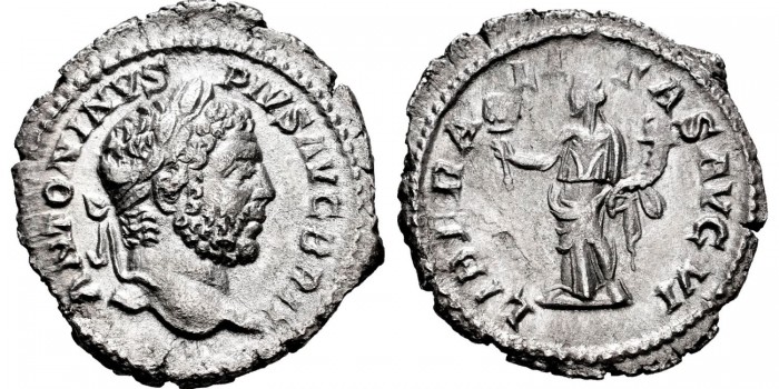 CARACALLA DENARIO 210/213 d.C.  ROMA