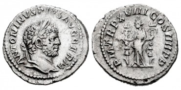 CARACALLA DENARIO 215 d.C.  ROMA