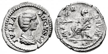 JULIA DOMNA DENARIO 217 d.C.  ROMA