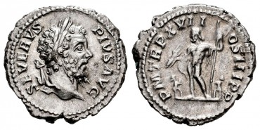 SEPTIMIO SEVERO DENARIO 209 d.C.  ROMA