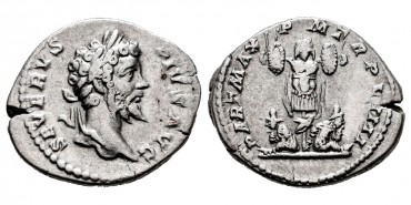 SEPTIMIO SEVERO DENARIO 211 d.C.  ROMA