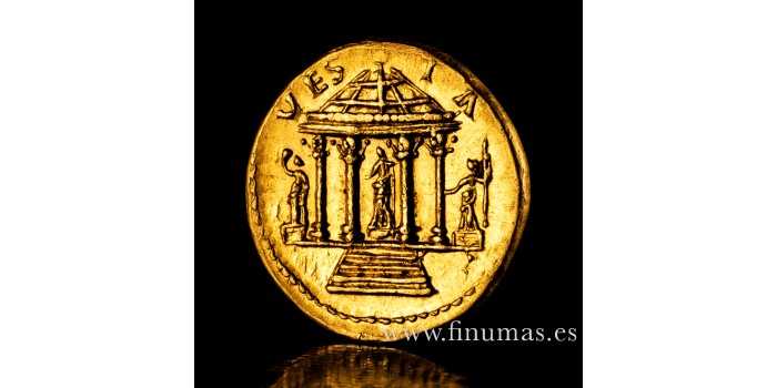 VESPASIANO Aureo 73 d.C. - Gold.