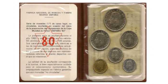 CARTERA OFICIAL FNMT AÑO 1980-80 PROOF