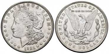 ESTADOS UNIDOS - K-110 - 1 Dolar 1921 D. EBC