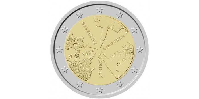 2 EURO COMMEMORATIVE FINLAND 2024 FINNISH ARCHITECTURE