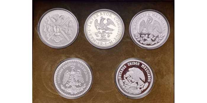 MEXICO 500th ANNIVERSARY MEDAL FUSION 2 CULTURES - 10oz. SILVER
