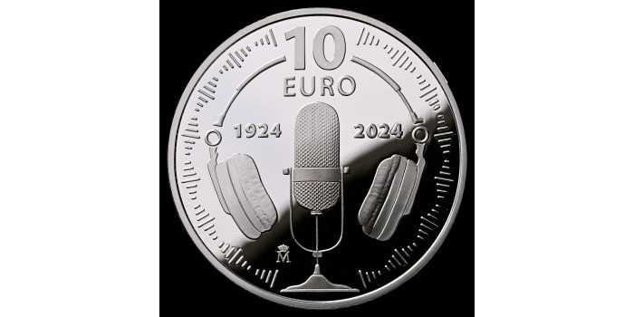 10 Euro Centenary of Radio 1924-2024. Silver. Proof