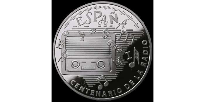 10 Euros Centenario de la Radio 1924-2024. Plata. Proof
