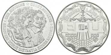 HOLLAND - K-X18 - 25 ECU 1989. SILVER - PROOF