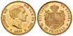 Cy16601.- ALFONSO XII - 25 Pesetas gold 1877 (18-77) DEM. EBC+