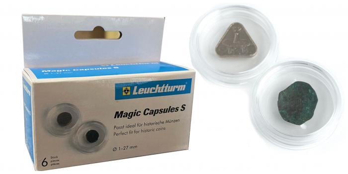 CAPSULAS LEUCHTTURM MAGIC CAPS S.  Hasta ø27mm