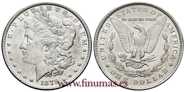 ESTADOS UNIDOS - K-110 - 1 Dolar 1879 - SC
