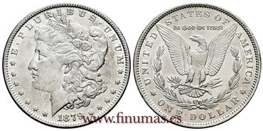 ESTADOS UNIDOS - K-110 - 1 Dolar 1879 - SC