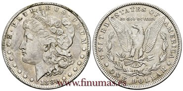 ESTADOS UNIDOS - K-110 - 1 Dolar 1880 O - MBC