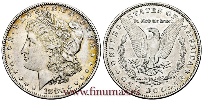 ESTADOS UNIDOS - K-110 - 1 Dolar 1880 O - EBC
