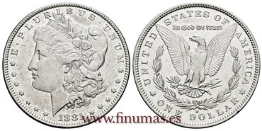 ESTADOS UNIDOS - K-110 - 1 Dolar 1881 O - EBC