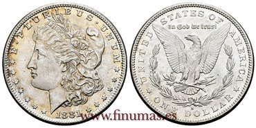 ESTADOS UNIDOS - K-110 - 1 Dolar 1881 S - EBC+