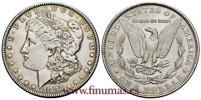 ESTADOS UNIDOS - K-110 - 1 Dolar 1883 - MBC+