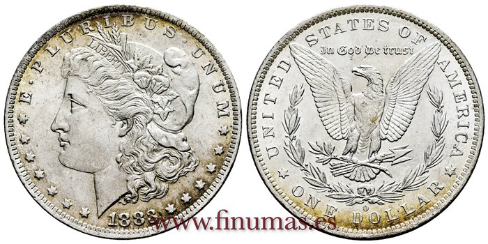 ESTADOS UNIDOS - K-110 - 1 Dolar 1883 O - MBC+