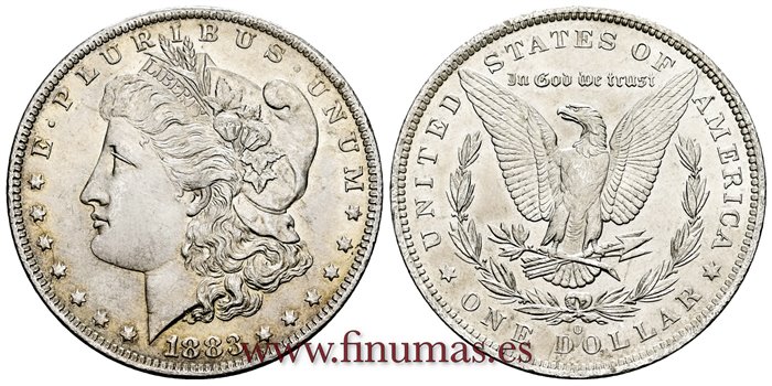 ESTADOS UNIDOS - K-110 - 1 Dolar 1883 O - EBC