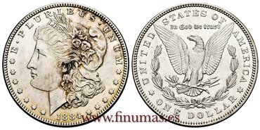 ESTADOS UNIDOS - K-110 - 1 Dolar 1884 - MBC+