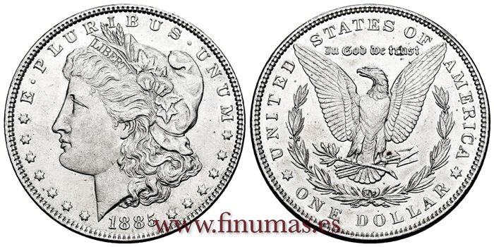 ESTADOS UNIDOS - K-110 - 1 Dolar 1885 -SC