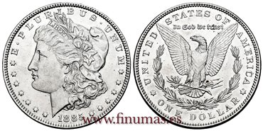 ESTADOS UNIDOS - K-110 - 1 Dolar 1885 -SC