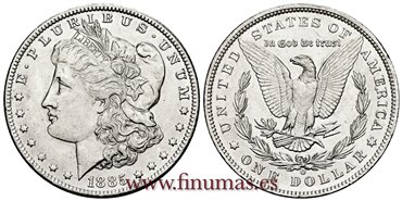 ESTADOS UNIDOS - K-110 - 1 Dolar 1885 O - EBC+