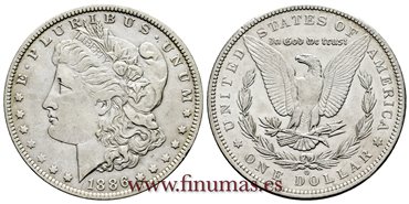 ESTADOS UNIDOS - K-110 - 1 Dolar 1886 O - MBC+