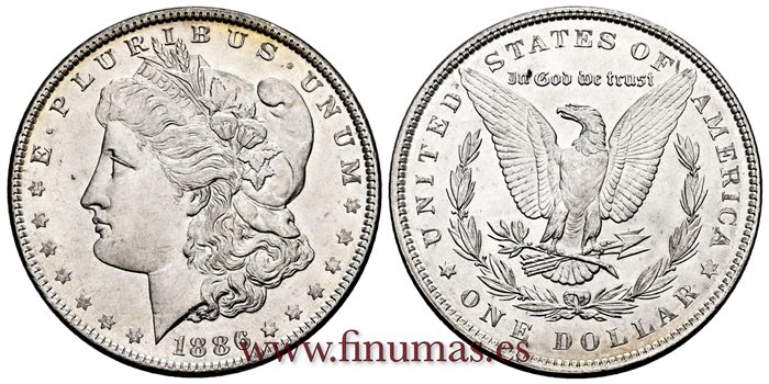ESTADOS UNIDOS - K-110 - 1 Dolar 1886 - SC