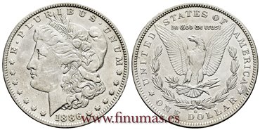 ESTADOS UNIDOS - K-110 - 1 Dolar 1886 O - MBC