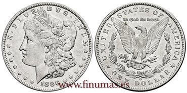 ESTADOS UNIDOS - K-110 - 1 Dolar 1886 O - EBC