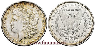 ESTADOS UNIDOS - K-110 - 1 Dolar 1887 - SC