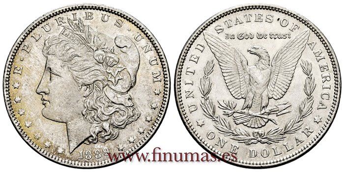 ESTADOS UNIDOS - K-110 - 1 Dolar 1889 - SC-