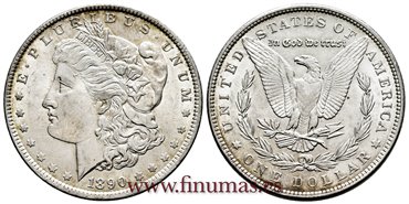 ESTADOS UNIDOS - K-110 - 1 Dolar 1890 - SC-
