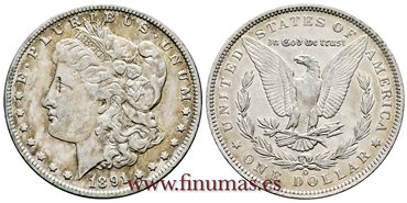 ESTADOS UNIDOS - K-110 - 1 Dolar 1891 O - MBC+