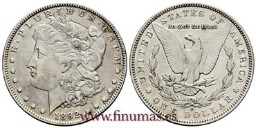 ESTADOS UNIDOS - K-110 - 1 Dolar 1892 O - EBC-