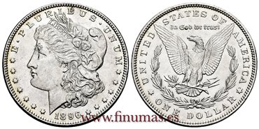 ESTADOS UNIDOS - K-110 - 1 Dolar 1896 - EBC